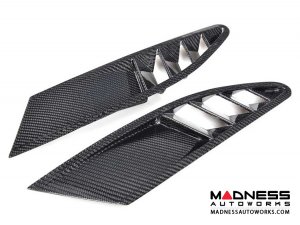 Ferrari 458 Front Bumper Air Intake - Carbon Fiber - Set